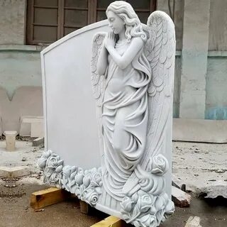 Памятники ангелов мрамора