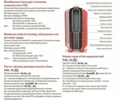 Расширительный бачок отопления сколько атмосфер