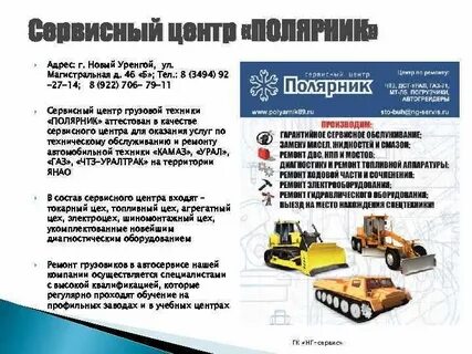 Сервисы новый уренгой