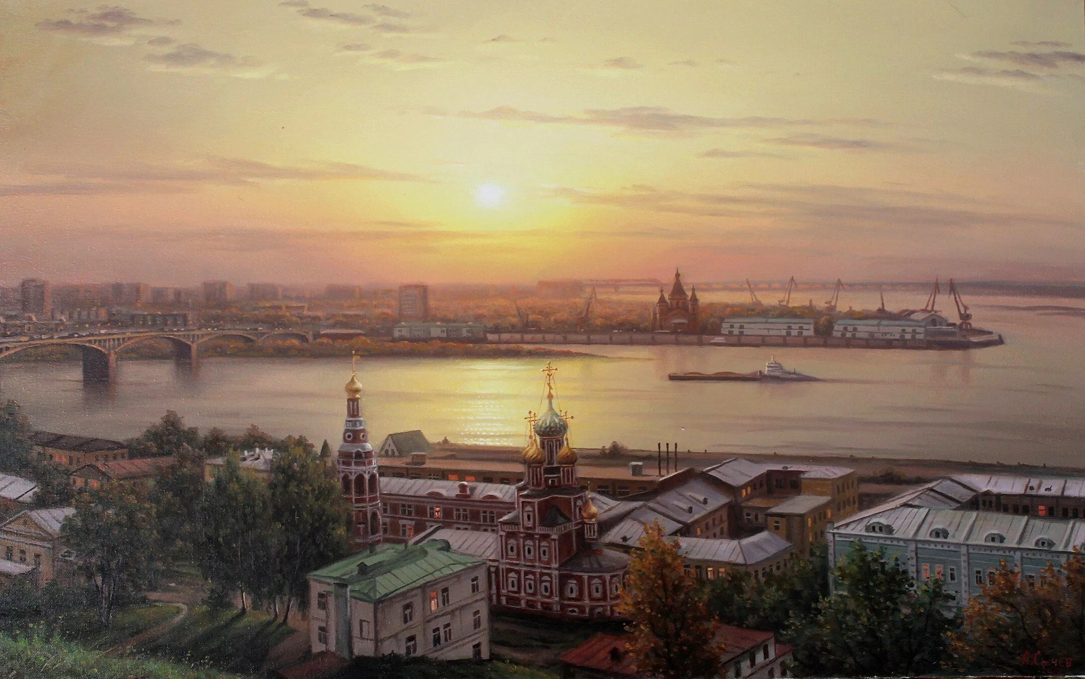 Картины нижний новгород. Алексей Сычев художник Нижний Новгород. Художник Сычев Алексей Владимирович Нижний Новгород. Картины Нижнего Новгорода Сычев. Пейзажи Нижегородского художника Алексея сычёва.