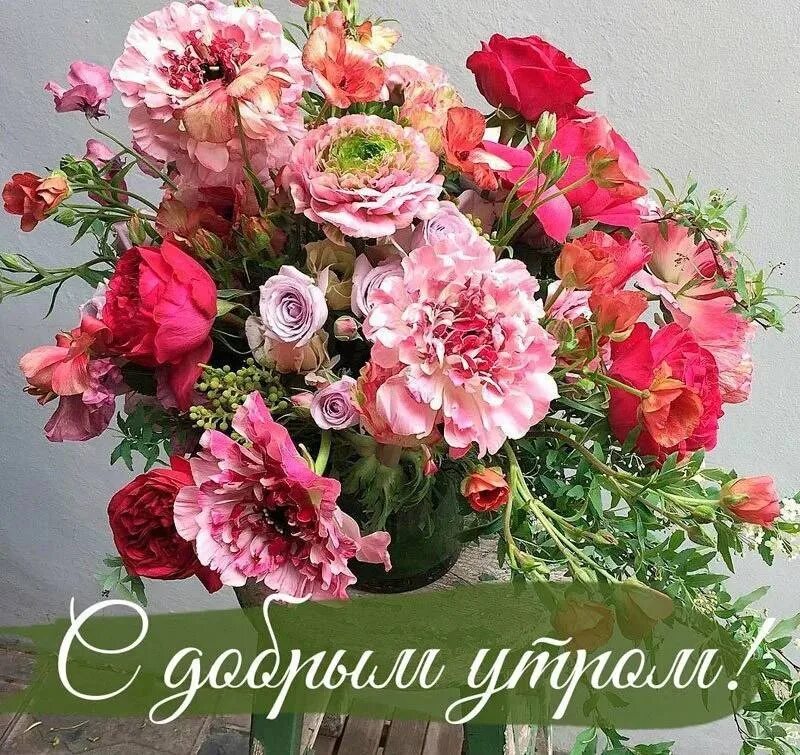 Доброе утро открытка с цветами женщине. С добрым утром цветы. Красивые букеты с пожеланиями. С добрым утром цветы красивые. Доброе утро с цветами.