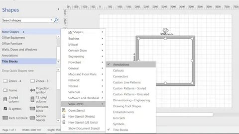 Visio размер
