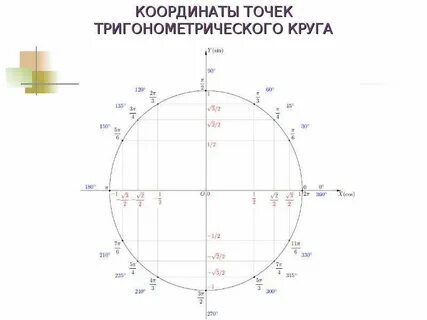 Окружность поиск точек