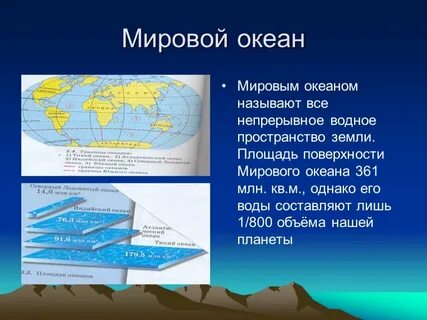 Какой процент поверхности земли занимают океаны