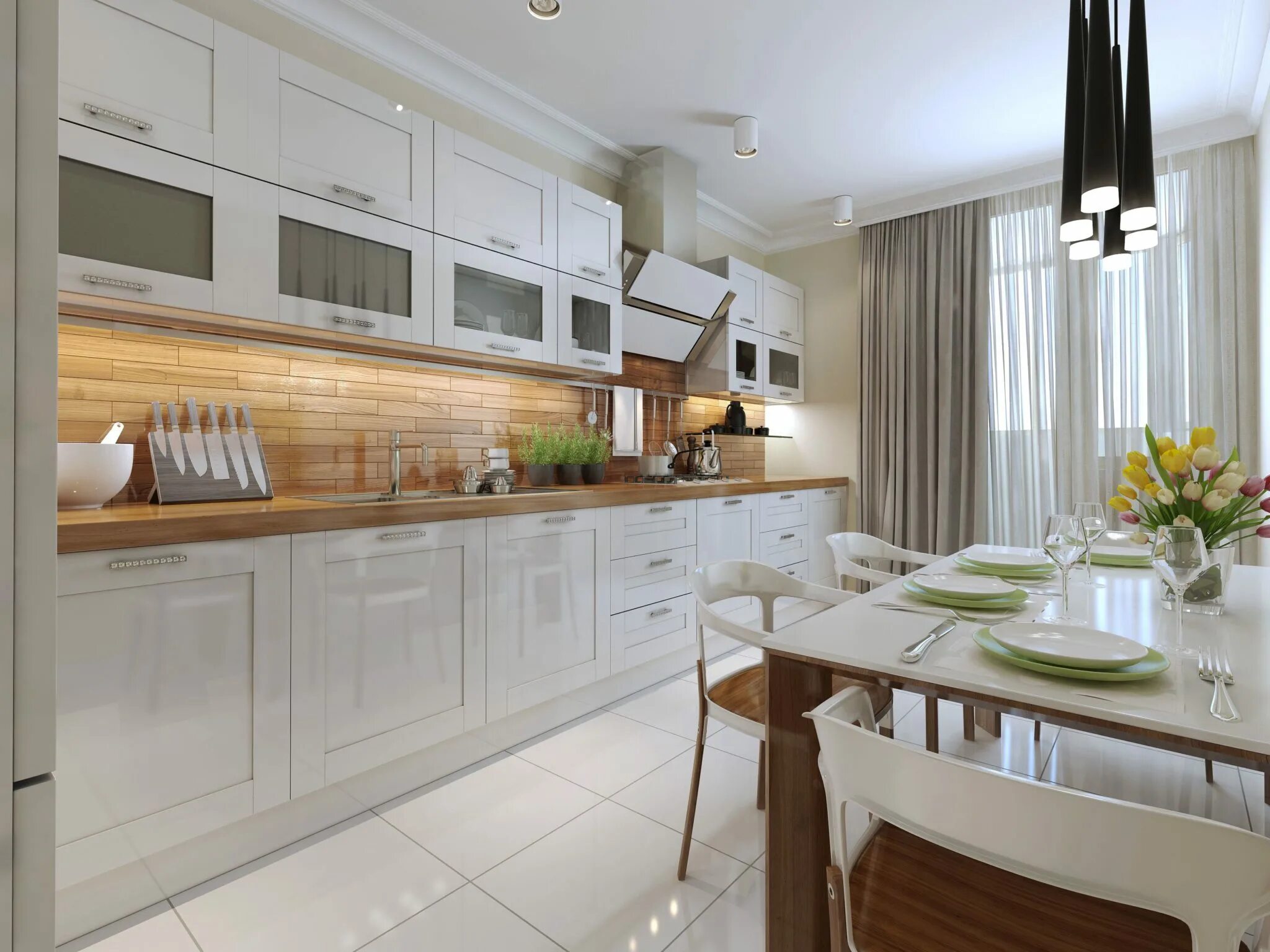 Дизайн интерьера светлая кухня. Кухня светлая современная. Белые кухни. Кухня в светлых тонах в современном стиле. Кухня белая с деревом.