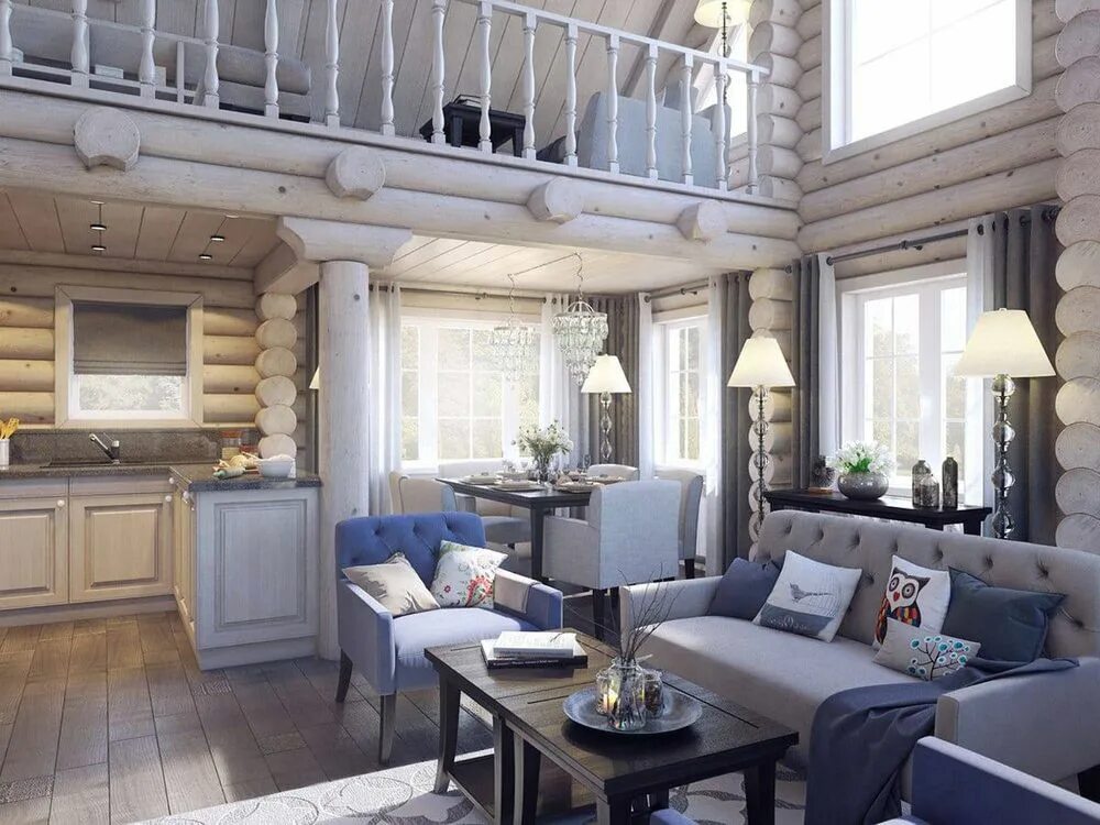 Summer House by I.D.interior design HomeAdore Log cabin interior, Cabin style, L