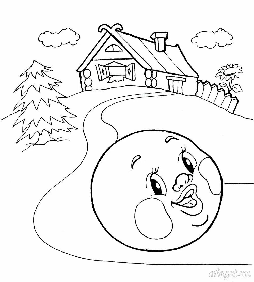 колобок рисунок раскраска. колобок раскраска для малышей. раскраска к сказке колобок для детей. раскраска к сказке колобок для детей. раскраски для детей сказки.