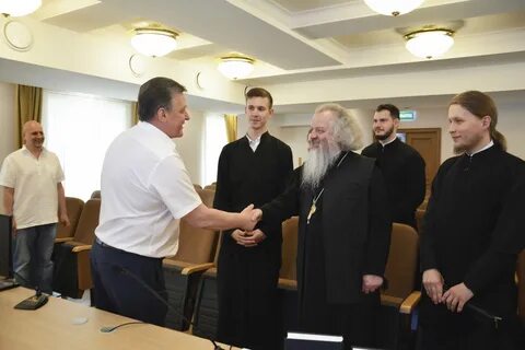 Студенты духовной академии
