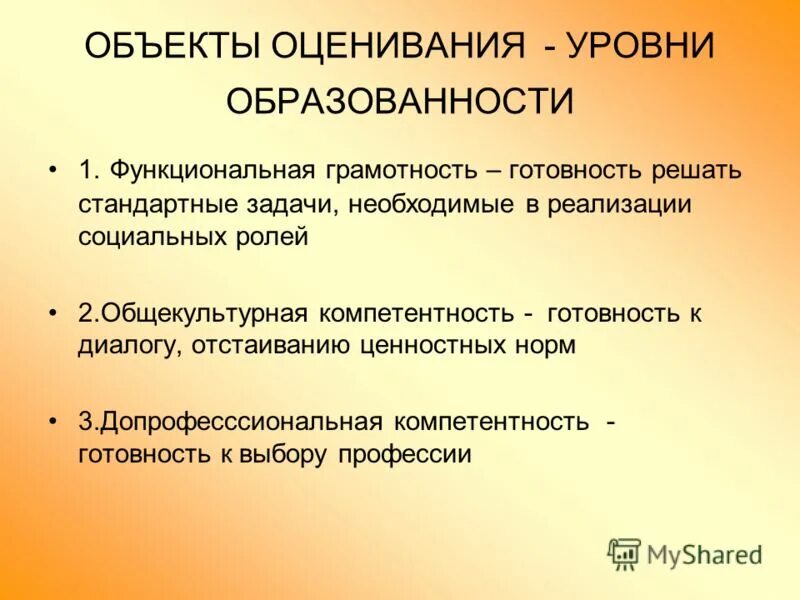 Показатели оценки уровня жизни