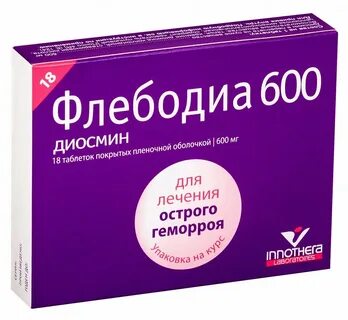 Флебодия600 инструкция по применению при геморрое