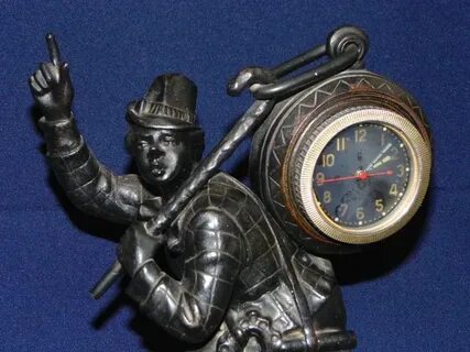 Часы клоун с часами