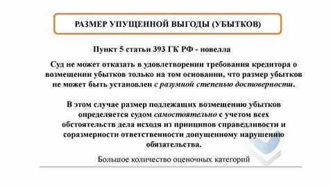 Взыскание упущенной выгоды и ущерба