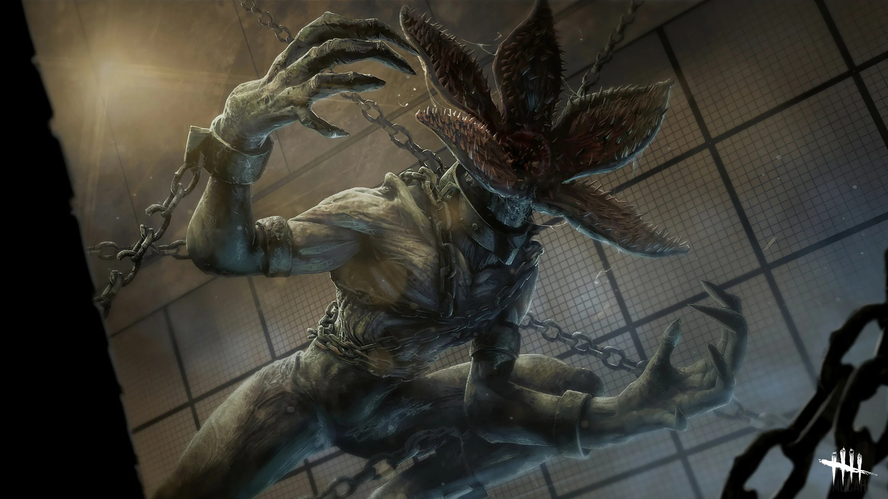 Нечто дбд. Dead by daylight демогоргон art. очень странные дела дбд. stranger things wallpaper демогоргон.