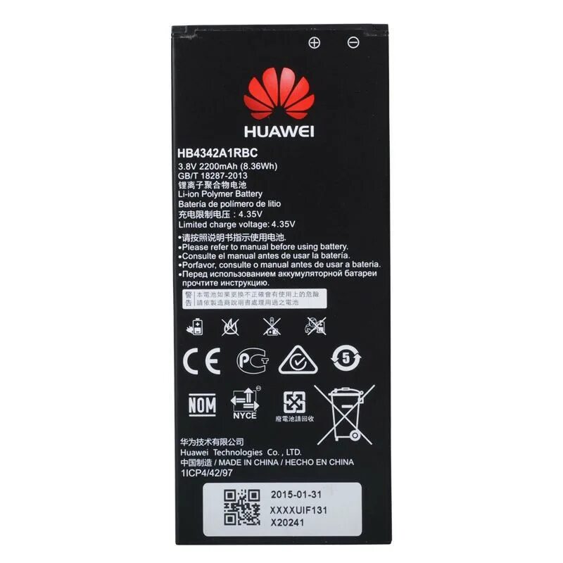 Аккумулятор смартфон huawei. Аккумуляторная батарея для модели huawei hb4342a1rbc. акб honor 5a. аккумулятор для телефона huawei hb4342a1rbc. акб honor lyo-l21.