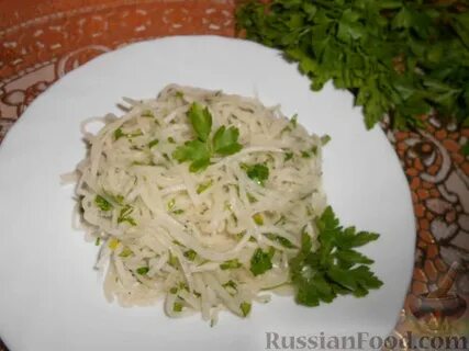 Белая редька салат вкусный