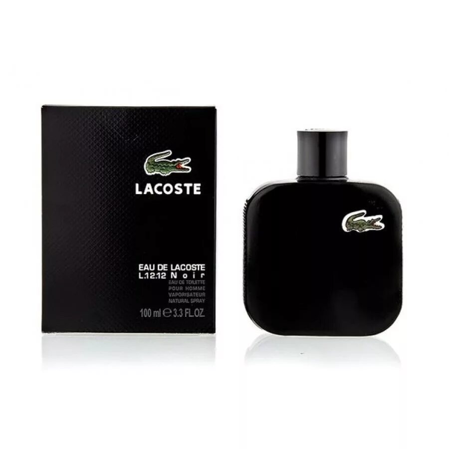 Lacoste l 12.12 цена. Lacoste 12.12 Noir EDT 100 ml. Lacoste l.12.12 Noir. Lacoste l1212 Noir. Духи мужские Lacoste l.12.12 Noir.