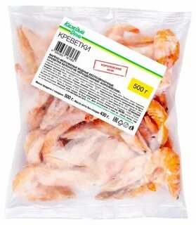 Креветки королевские замороженные неочищенные