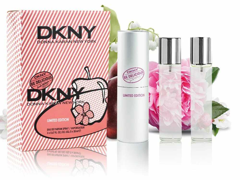 Delicious DKNY Limited Edition 45 ml. DKNY Donna Karan Fresh Blossom Art Edition. DKNY be delicious Fresh Blossom пирамида.