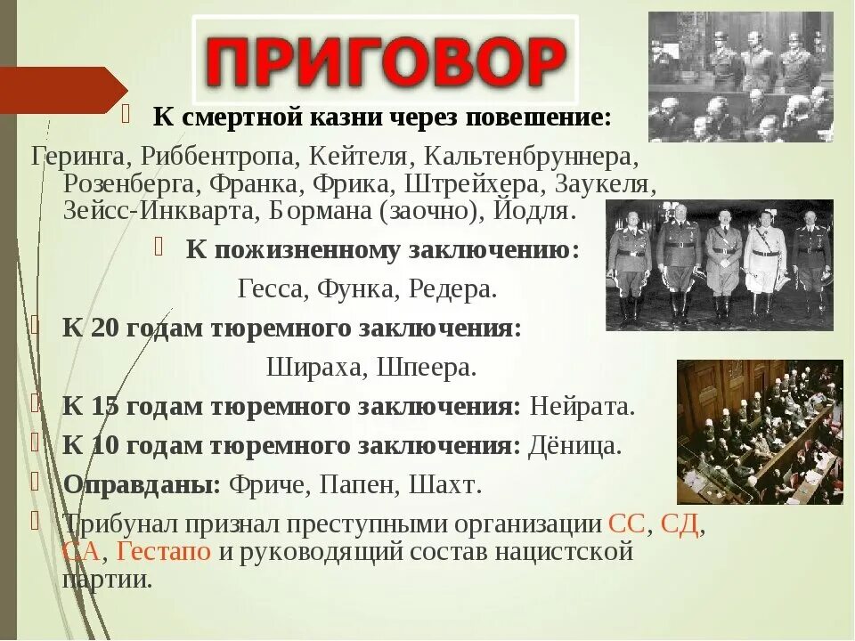 Нюрнбергский процесс. Нюрнбергский трибунал 1945. Нюрнбергский процесс над нацистскими. Нюрнбергский процесс основные решения. Трибунал итог