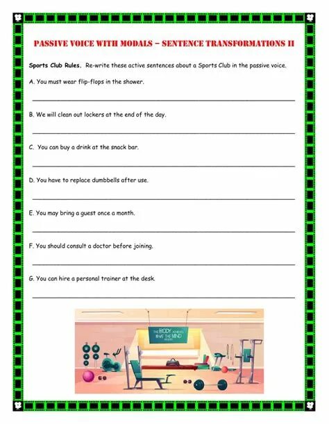 Writing sentences in the passive voice. Passive Voice with modals. Пассив modals Worksheets. Modal verbs in Passive Voice. Modal verbs Passive.