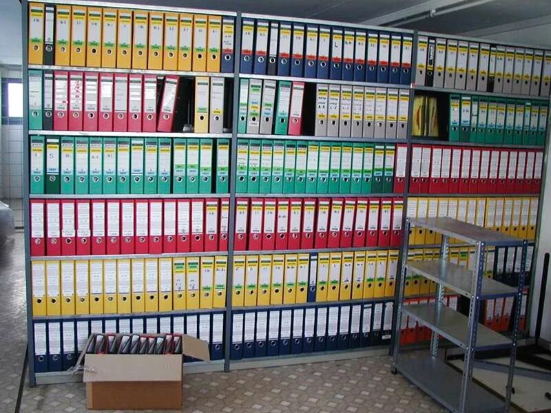Архив документов предприятия. Порядок в архиве. архив организации. архив документов. хранение документов.