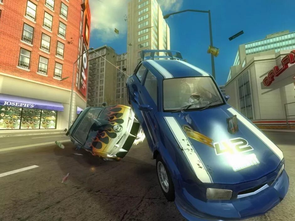 Rock out 2. Flatout 2. машины из игры flatout 2. flatout 2 ps2. flatout 2 город.