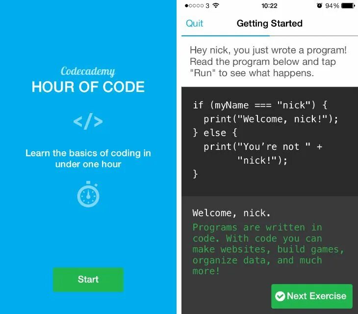 App code name. 4. Codecademy скрин. Codecademy go Дата выхода. Code Basics поздравление. Programming Hub learn to code app.