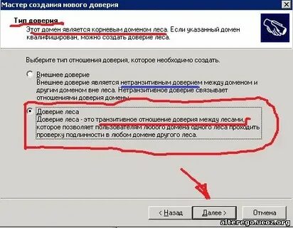 Не удалось доверительные отношения