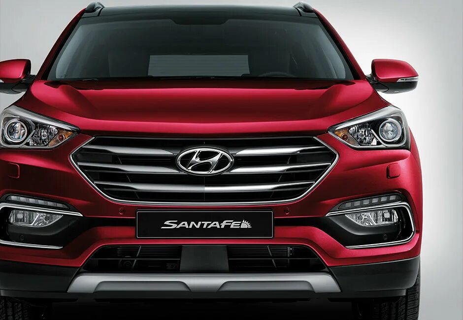 Hyundai Santa Fe 2017. Хендай Санта Фе 2017 года. Хонда Санта Фе 2017. Hyundai Santa Fe красный.