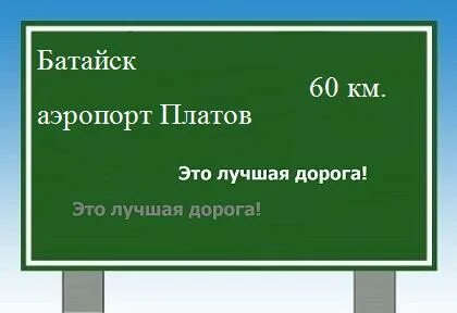 Ростов батайск расстояние