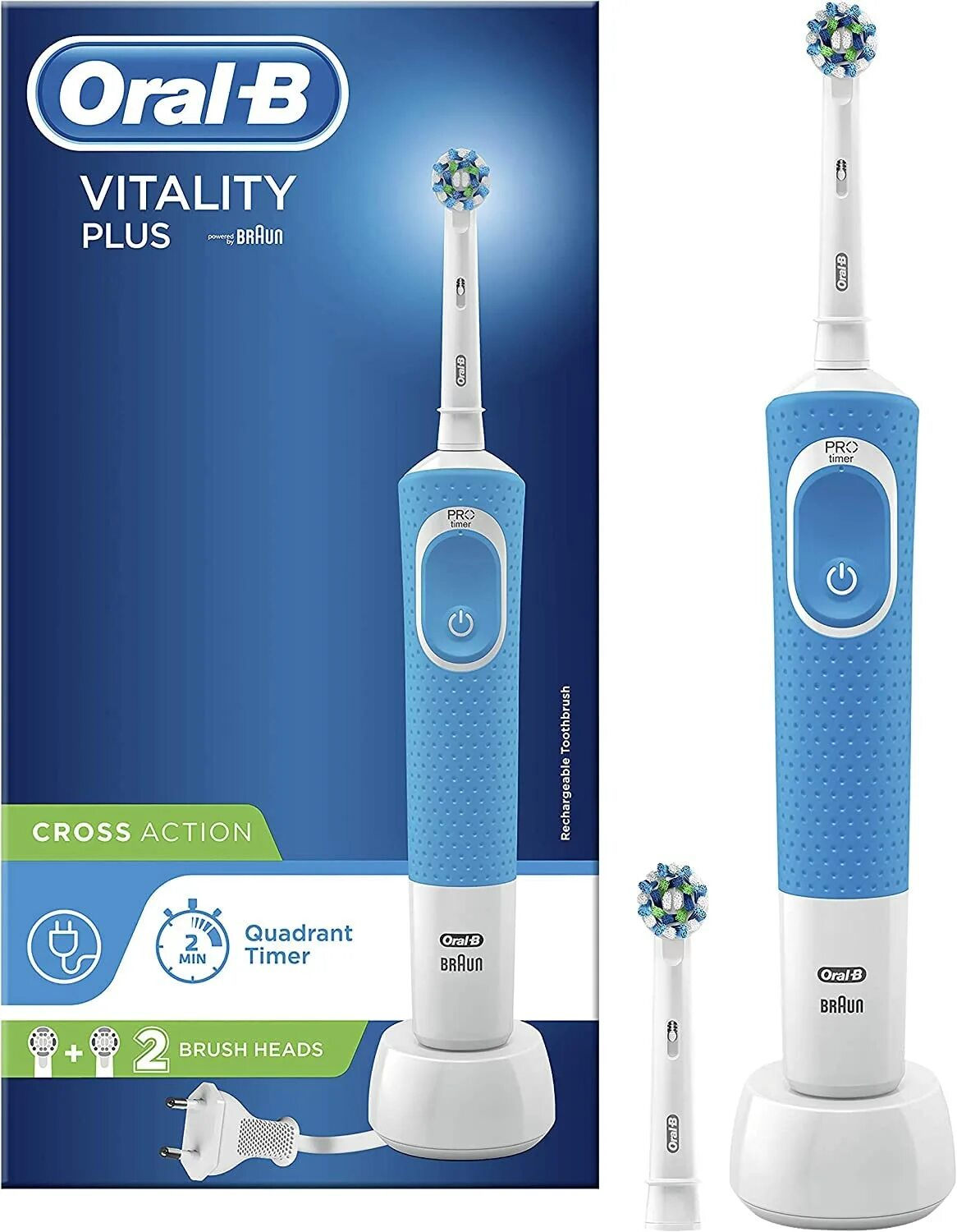 Cross action. Электрическая зубная щетка oral-b vitality 100 crossaction. электрическая зубная щетка oral-b vitality 100 crossaction, black. braun oral-b vitality d100.413.1 crossaction, 2 шт. электрическая зубная щетка braun oral-b vitality d100.