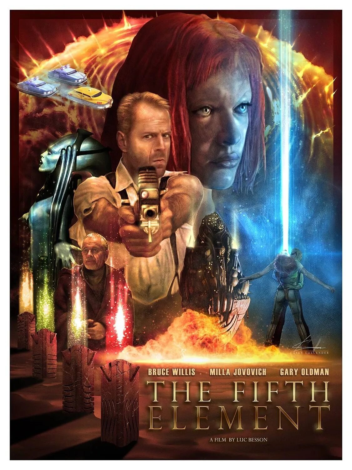 Пятый элемент 1997 Постер. The Fifth element 1997 poster.