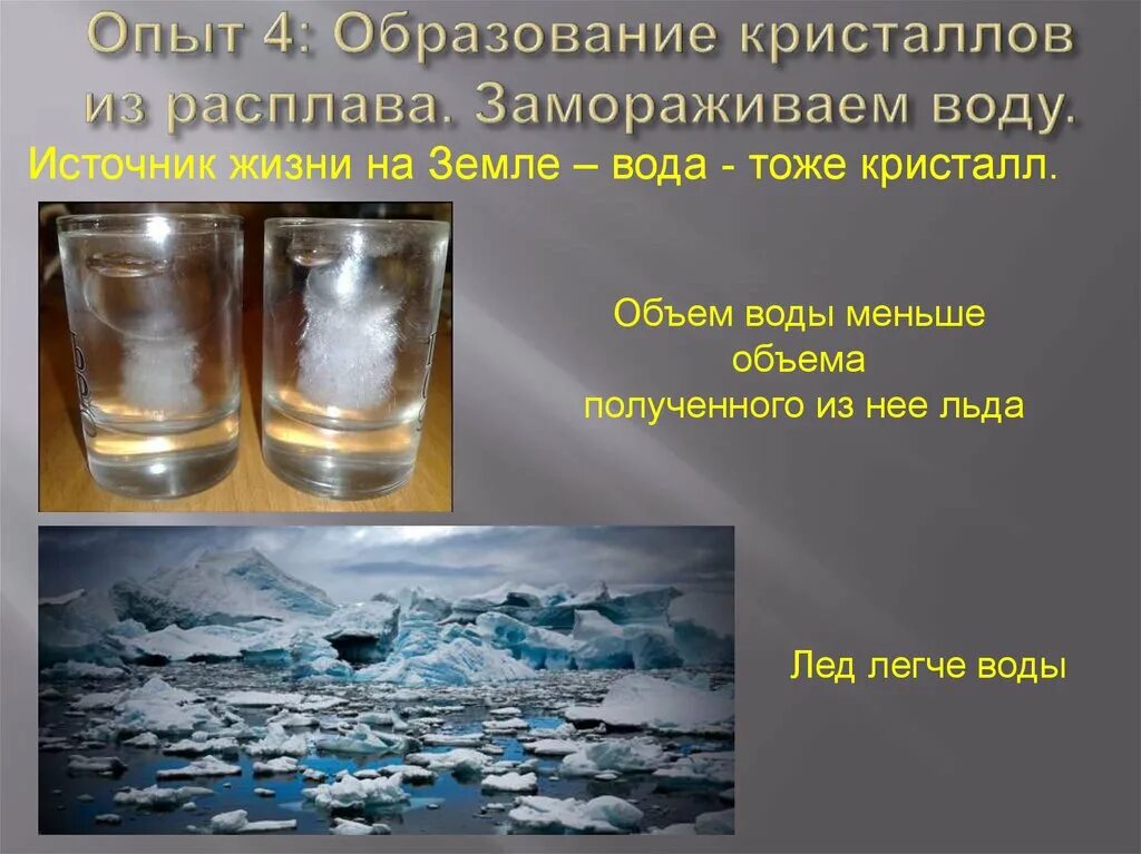 Опыт лед легче воды. Опыт с замораживанием воды. Замороженная вода. Эксперимент замораживаем воду. Лед легче воды