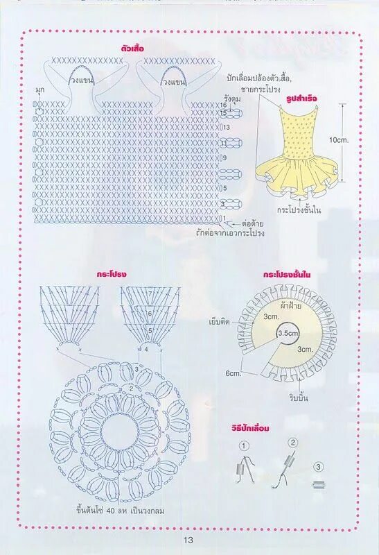 Encontrei estes vestidos com gráficos no Facebook De todo Crochet . Nesta página