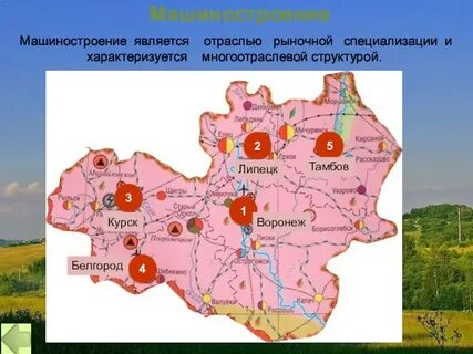 Металлургия в центрально черноземном районе