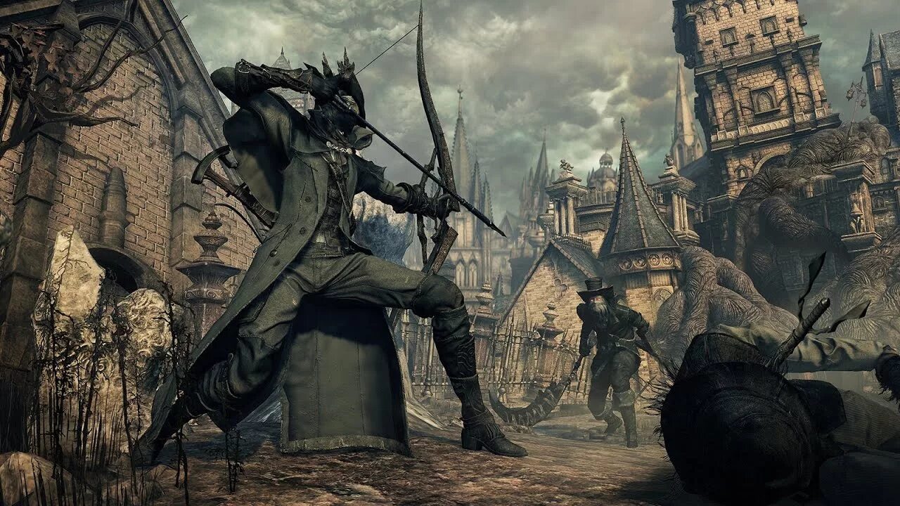 Bloodborne art ярнам. Good hunter. Bloodborne охотник гаскойн. Bloodborne замок. Хантер бладборн арт.