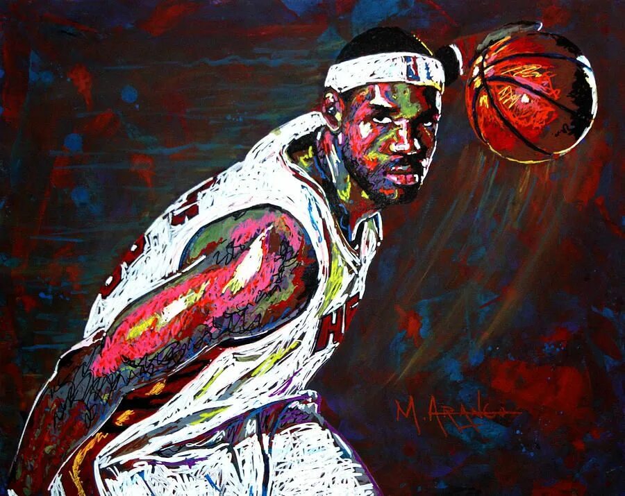 James paint. Кольцо James LEBRON Art.