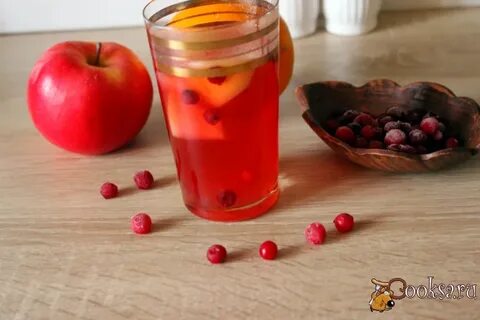 Компот из свежей брусники