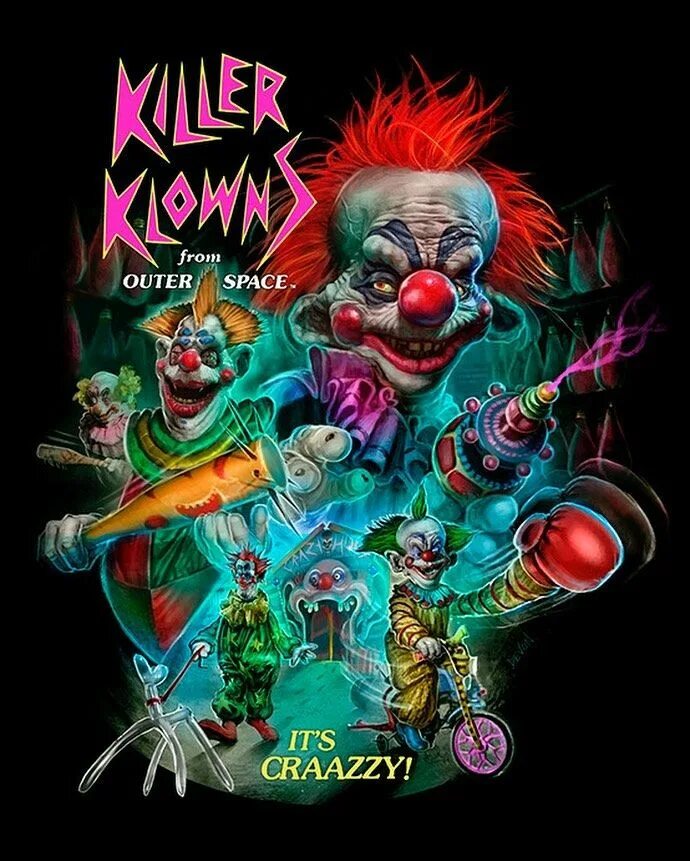 Killer Klowns from Outer Space. Killer Klowns from Outer Space 1988. Killer Klowns from Outer Space персонажи.