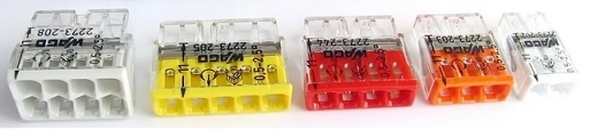 Клеммник wago 3 (одножильных или многожильных) х 0,08-4мм2 32a cu [уп. Wago 2273-202. Wago 2273-205. Ваги одноразовые. Клеммники ваго 2273.