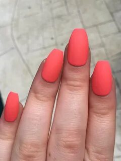 Коралловый матовый