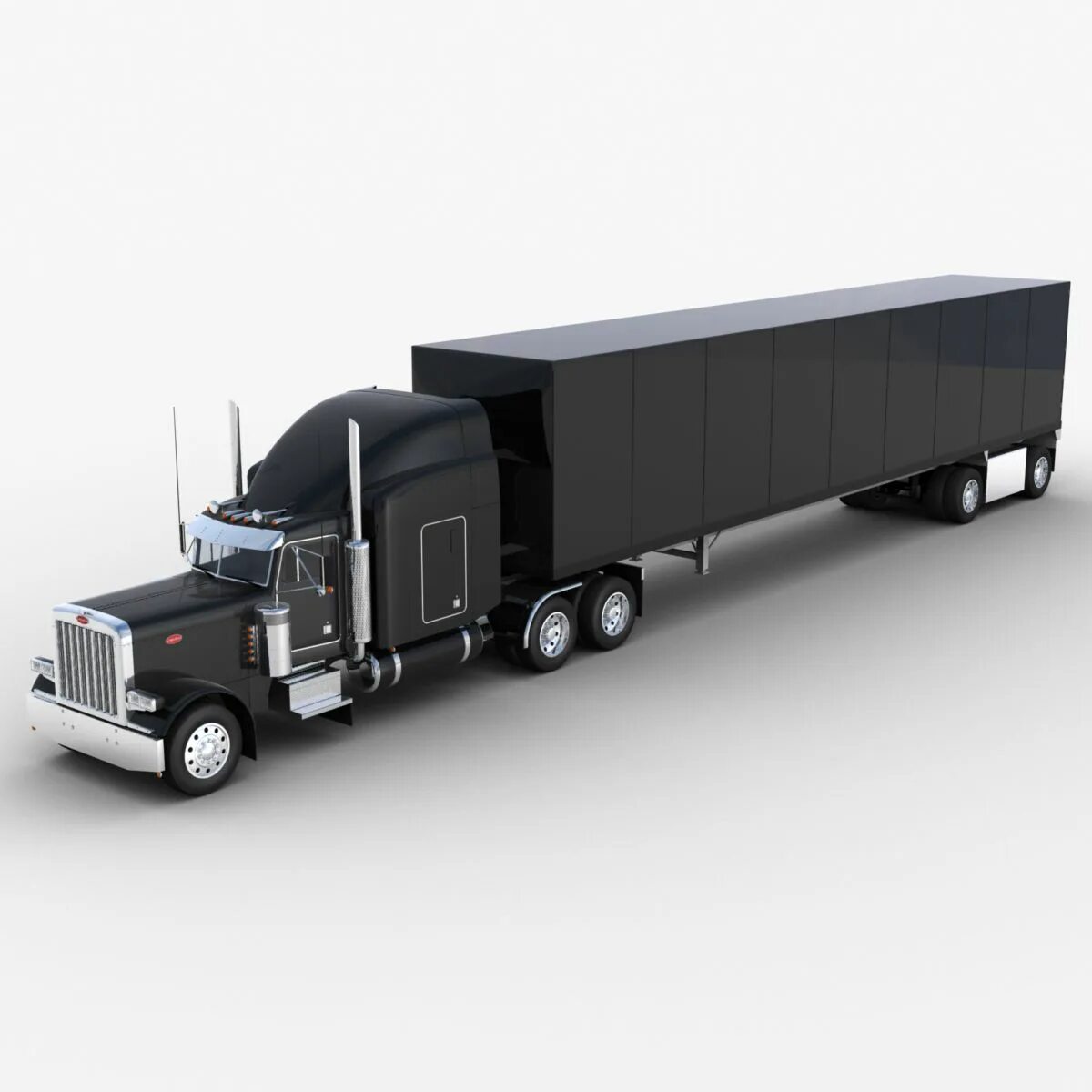 3d trailer. 3d trailer. 3d trailer. Kenworth t660. 53 ft dry van.