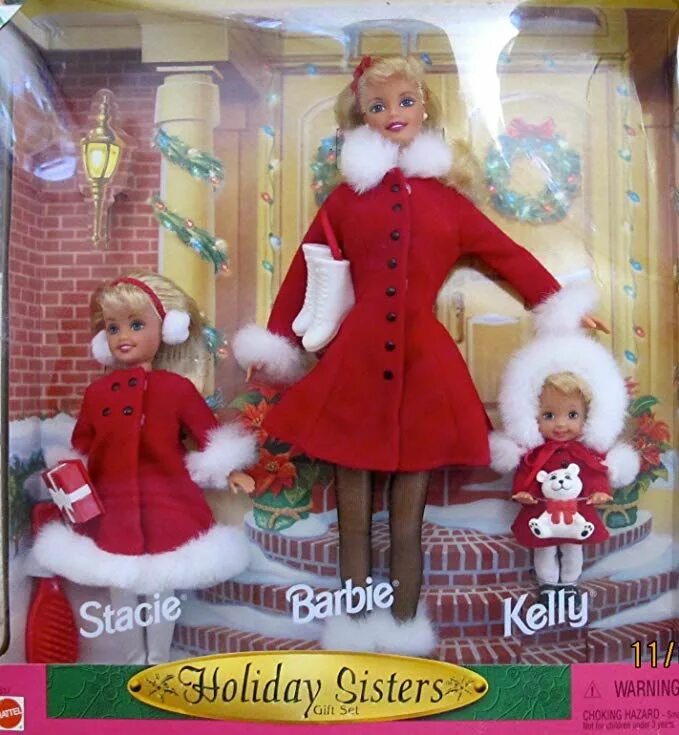 Барби holiday sisters. Барби холидей 1999. Кукла барби холидей 1998. Christmas barbie set. Барби holiday sisters.