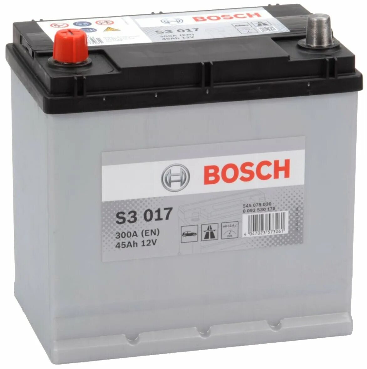 5 30 170. Аккумуляторная батарея s3 [12v 45ah 300a b01] Bosch арт. 0092s30160. Аккумулятор Bosch 45 а/ч. Автомобильный аккумулятор Bosch s3 017. Bosch s3 013.