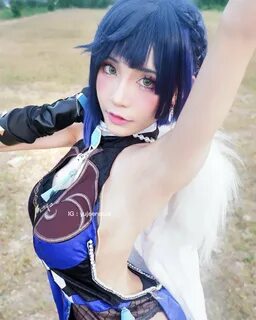 Yelan cosplay