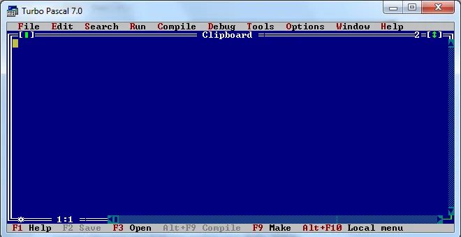 Turbo pascal
