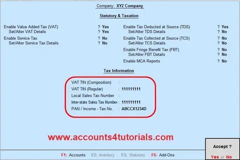 Tax id number