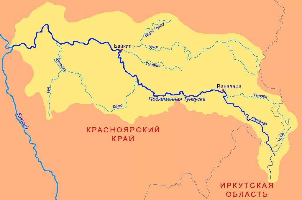 Притоки е. Река Подкаменная Тунгуска на карте России. Исток реки Подкаменная Тунгуска на карте. Бассейн реки Подкаменная Тунгуска. Река Подкаменная Тунгуска на карте Восточной Сибири.