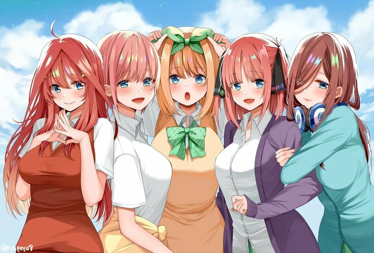 5 невест 18. Пять невест / Gotoubun no Hanayome. The quintessential Quintuplets Мику. Пять невест / 5-TOUBUN no Hanayome.