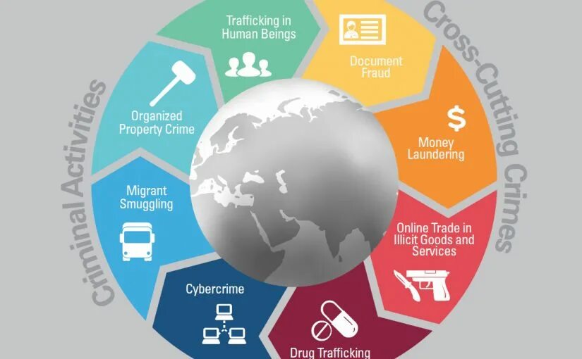 Organized crime. Types of crimes. treat organized crime. crime and social organization.